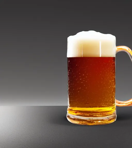 Prompt: Photo of a beer mug with uncooked hot-dogs in it. Studio lighting, extremely detailed.