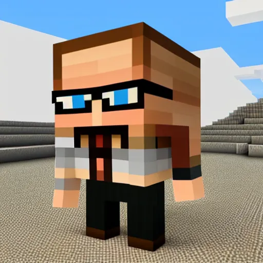 Prompt: walter white in minecraft, 4 k, high resolution, illustration, ray tracing, 3 0 9 0