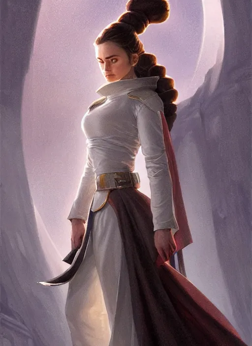 Image similar to Padme Amidala, full body, sharp details, sharp focus, elegant, highly detailed, illustration, by Jordan Grimmer and greg rutkowski and PiNe(パイネ) and 薯子Imoko and 香川悠作 and wlop and maya takamura, intricate, beautiful, Trending artstation, pixiv, digital Art