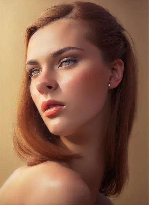 Prompt: portrait of a gorgeous young woman in the style of stefan kostic, DAZ model, realistic photo, sharp focus, 8k high definition, insanely detailed, intricate, elegant