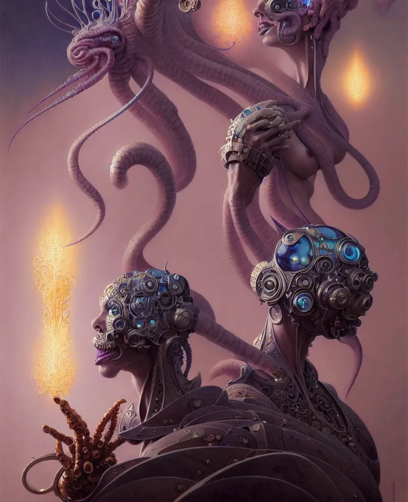 Prompt: beautiful aquaruis fantasy character portrait, ultra realistic, wide angle, intricate details, the fifth element artifacts, highly detailed by peter mohrbacher, hajime sorayama, wayne barlowe, boris vallejo, aaron horkey, gaston bussiere, craig mullins