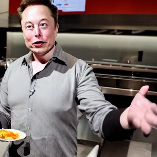 Image similar to elon musk eating sushi