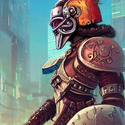 Image similar to cyberpunk viking helmet mask warrior goddess robot ninja fantasy, art gta 5 cover, official fanart behance hd artstation by jesper ejsing, by rhads, makoto shinkai and lois van baarle, ilya kuvshinov, ossdraws