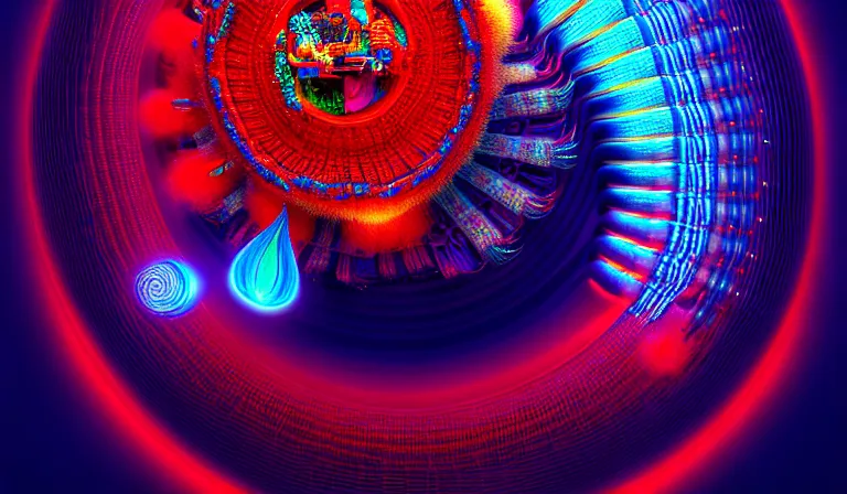 Image similar to an expansive octane redshift rendering of beautiful and complex interwoven spiritual connection between all beings, featured on deviant art, trending on artstation