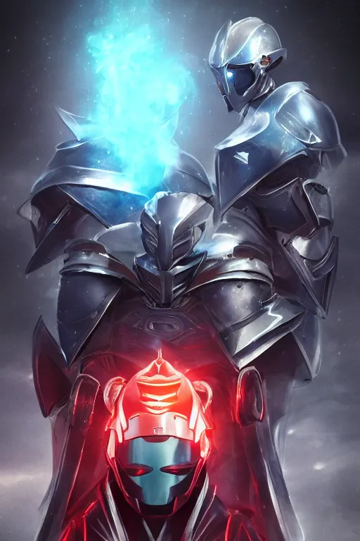 Image similar to helmet armor guardian destiny in witch queen illumination ray tracing hdr fanart arstation by sung choi robot ninja mask and eric pfeiffer and gabriel garza and casper konefal