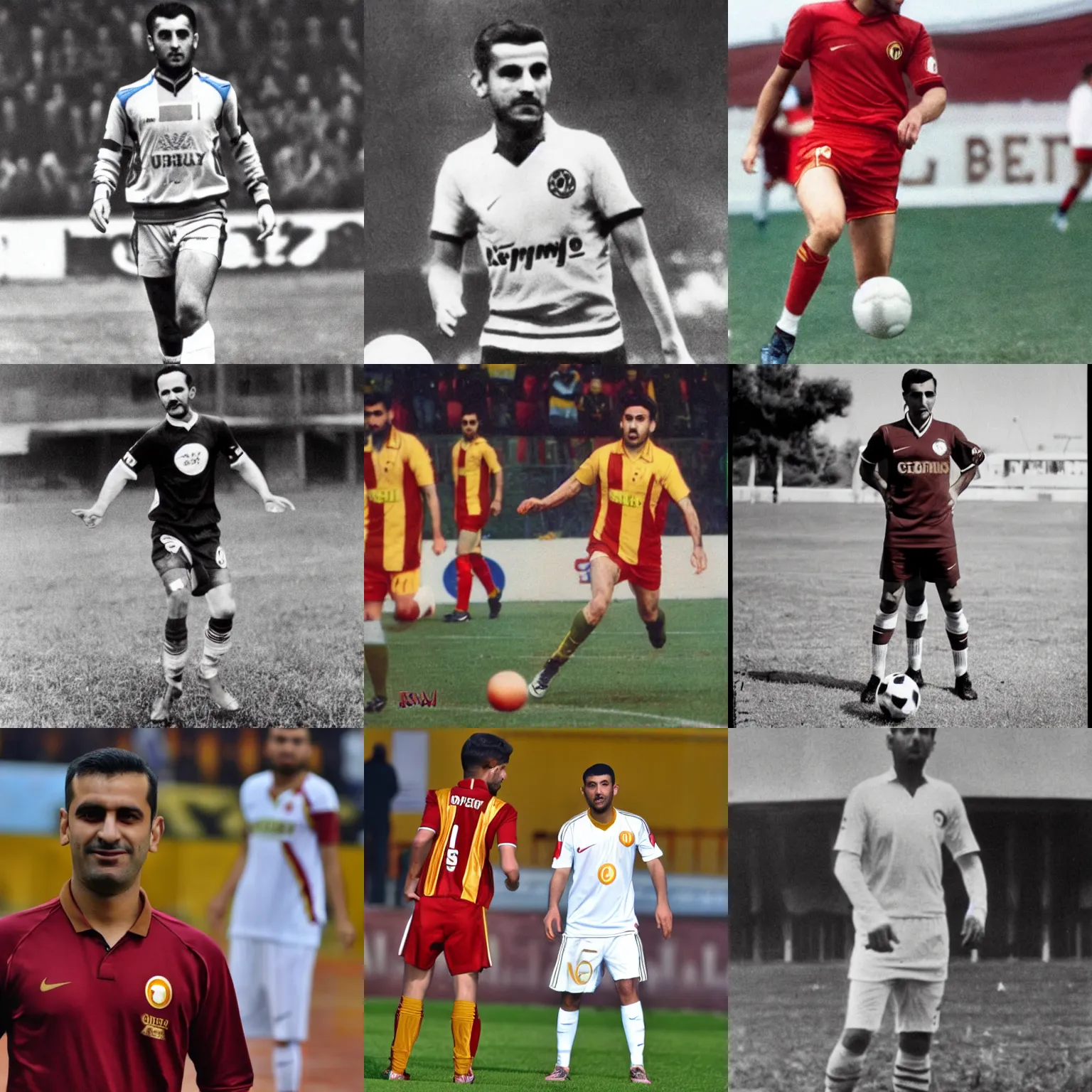 Prompt: aziz yıldırım wearing galatasaray uniform