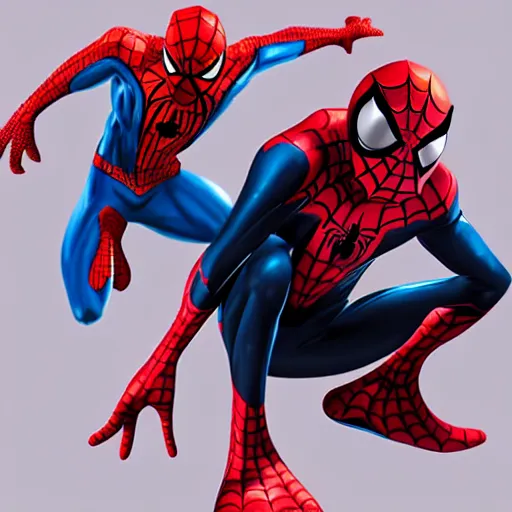 Image similar to spider - man sit on the raccoon and eating donuts, concept art, trending on artstation, highly detailed, intricate, sharp focus, digital art, 8 k