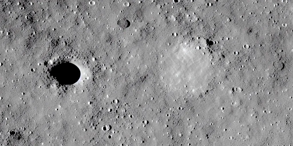 Image similar to moon surface highly detailed nasa photo