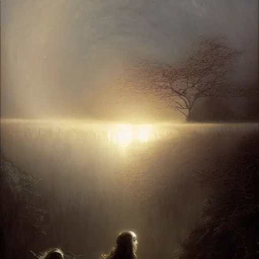 Image similar to UHD tonalism painting of Silencing Dissent, by Antonio Caparo and Ferdinand Knab and Greg Rutkowski, Todd McFarlane, Albert Bierstadt, concept art, tonalism illustration, detailed, UHD, photorealistic, trending on artstation, trending on deviantart