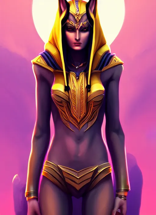 Image similar to pretty woman wearing an anubis hoodie, highly detailed, artgerm style, artstation, soft light, sharp focus, illustration, character design, concept art