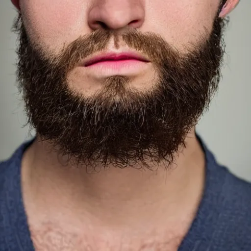 Prompt: close up of face of good looking 4 0 year old slavic blond man with blond stubble, very short wavy blond hair in a short pompadour style, pale skin, very dark blue eyes, hairy shoulders, hairy chest, portrait, 4 k