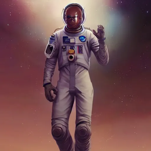 Image similar to an lion wearing a astronaut outfit,character design by charlie bowater, ross tran, artgerm, and makoto shinkai, detailed, inked, western comic book art, 2021 award winning painting,digital art,ultra realistic,ultra detailed,art by greg rutkowski,photorealistic,hyperdetailed,relaxed