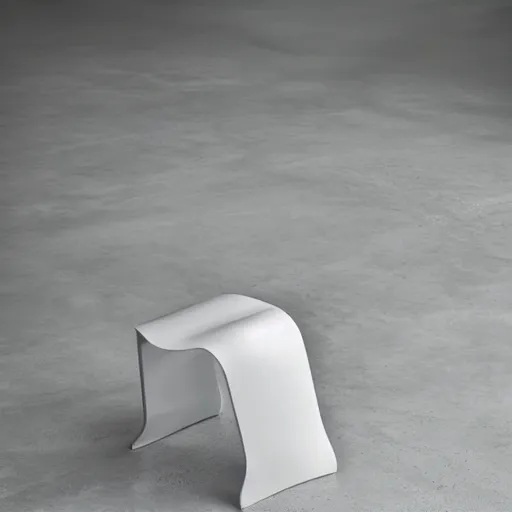 Image similar to the zeppelin stool by tadao ando