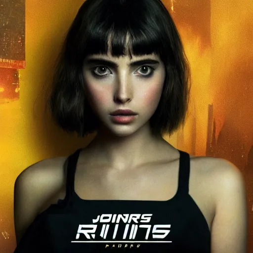 Image similar to joi from blade runner 2 0 4 9 played by ana de armas, neo noire