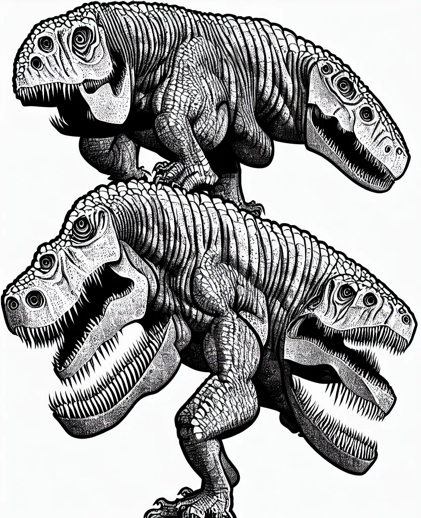 Spidersaurus Rex Art Print by R&K Productions