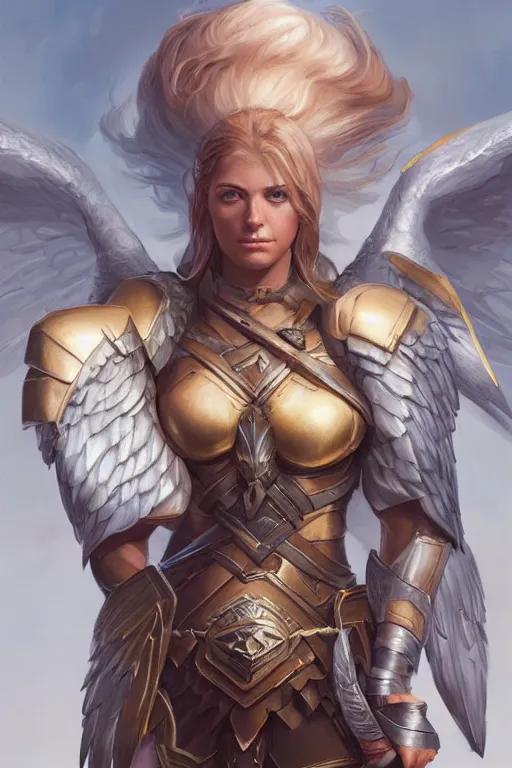 Image similar to amazon valkyrie athena, d & d, fantasy, portrait, highly detailed, headshot, digital painting, trending on artstation, concept art, sharp focus, illustration, art by artgerm and greg rutkowski and magali villeneuve