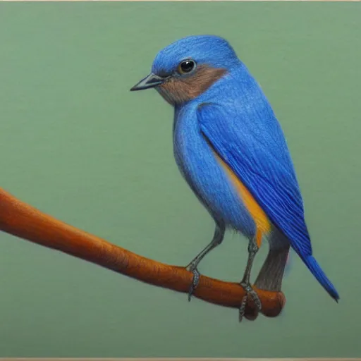 Image similar to a colored pencil drawing of a south africa bluebird by natalia rojas and ana maria martinez jaramillo, pastel color, wingspan, highly detailed, realistic graphite, artstation, 4 k, realism, photorealism, fine art