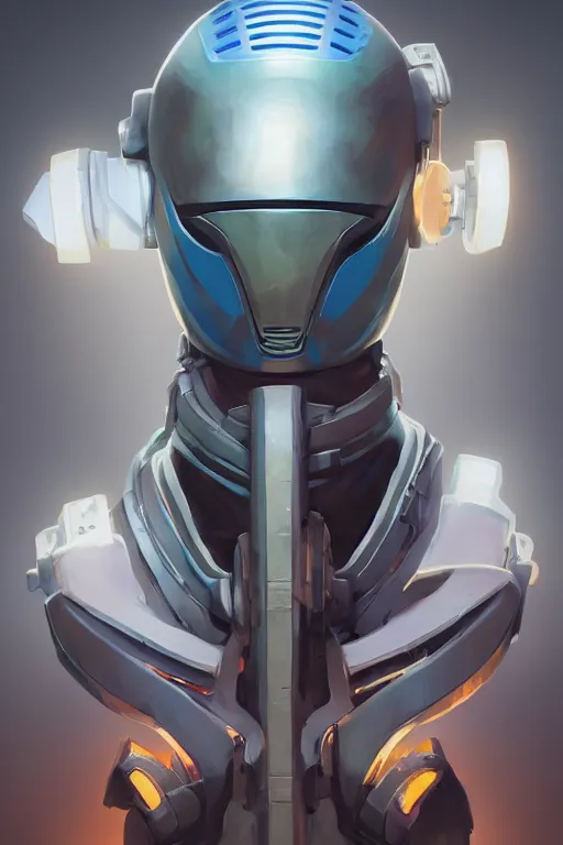 Image similar to epic mask helmet robot ninja portrait stylized as fornite style game design fanart by concept artist gervasio canda, behance hd by jesper ejsing, by rhads, makoto shinkai and lois van baarle, ilya kuvshinov, rossdraws global illumination radiating a glowing aura global illumination ray tracing hdr render in unreal engine 5