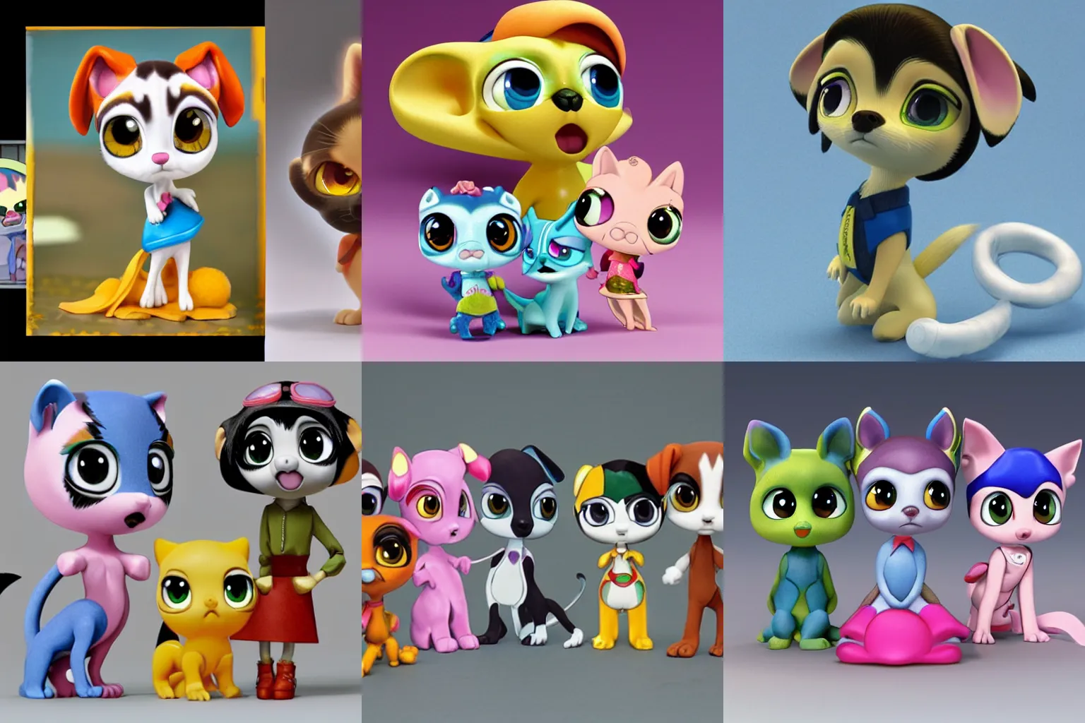 Prompt: 3 d littlest pet shop beagle, master painter and art style of hayao miyazaki, art of katsuhiro otomo, art of akira toriyama