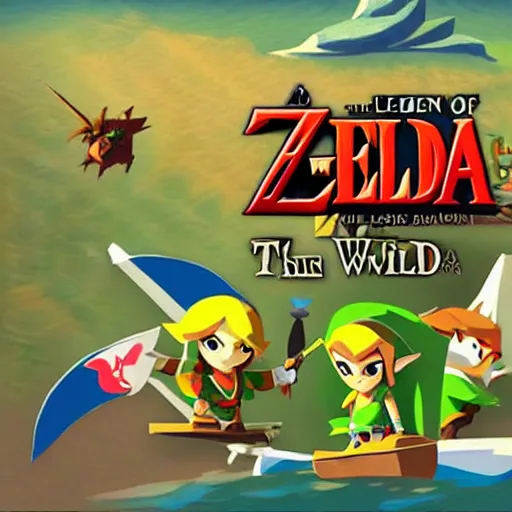 Prompt: the legend of Zelda wind waker