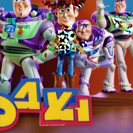 Prompt: 4 k render still of xavi hernandez in toy story ( 1 9 9 5 )