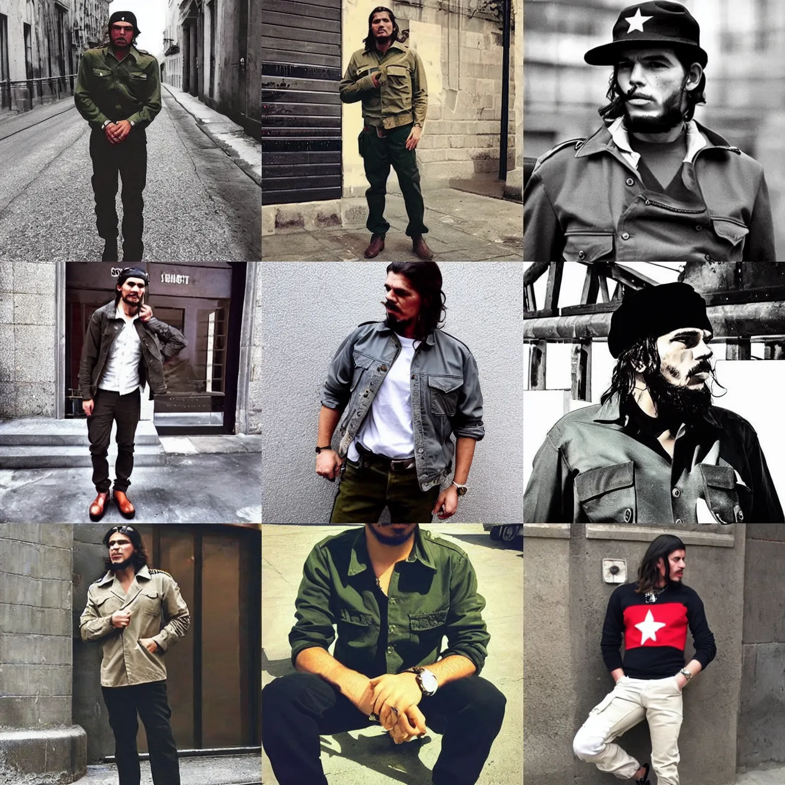 Prompt: Che Guevara on instagram #swag #drip #mensfashion