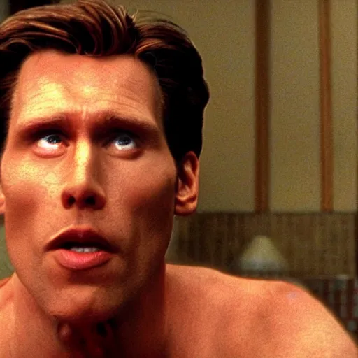 Prompt: Live Action Still of Jerma in Raising Arizona, real life, hyperrealistic, ultra realistic, realistic, highly detailed, epic, HD quality, 8k resolution, body and headshot, film still