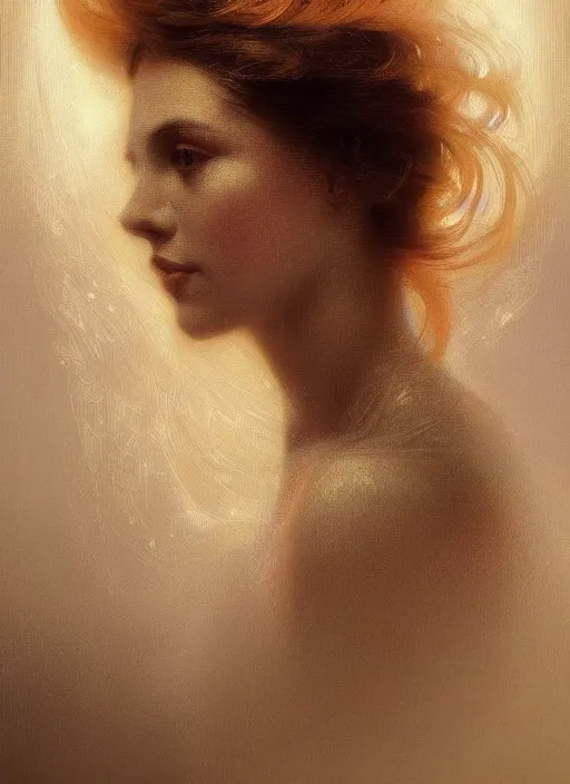 Image similar to a highly detailed photo of very intricate female face portrait, futurism, rococo cyber neon lighting, detailed futuristic fibonacci jewelry, profile posing, hyper photorealistic, trending in pinterest, cinematic, 4 k ultra hd, by denis villeneuve tom anders zorn hans dragan bibin thoma greg rutkowski ismail inceoglu illustrated sand storm alphonse mucha