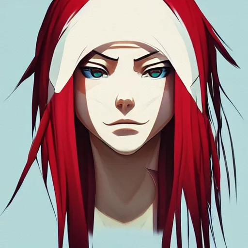 Image similar to face icon stylized minimalist bleach, loftis, cory behance hd by jesper ejsing, by rhads, makoto shinkai and lois van baarle, ilya kuvshinov, rossdraws global illumination