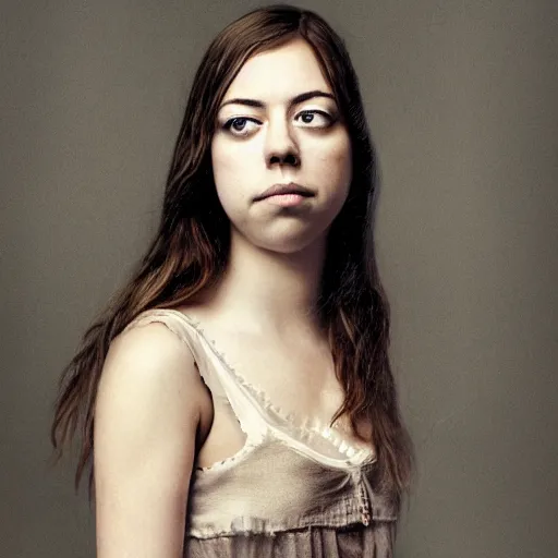 Image similar to a masterpiece portrait photo of a beautiful young woman who looks like a scandinavian aubrey plaza