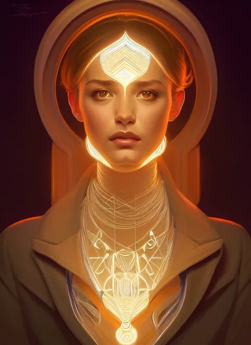 Prompt: symmetry!! portrait of office worker, glowing lights!! intricate, elegant, highly detailed, digital painting, artstation, concept art, smooth, sharp focus, illustration, art by artgerm and greg rutkowski and alphonse mucha