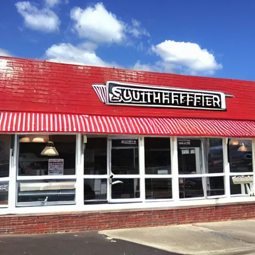 Prompt: southern diner wafflehouse