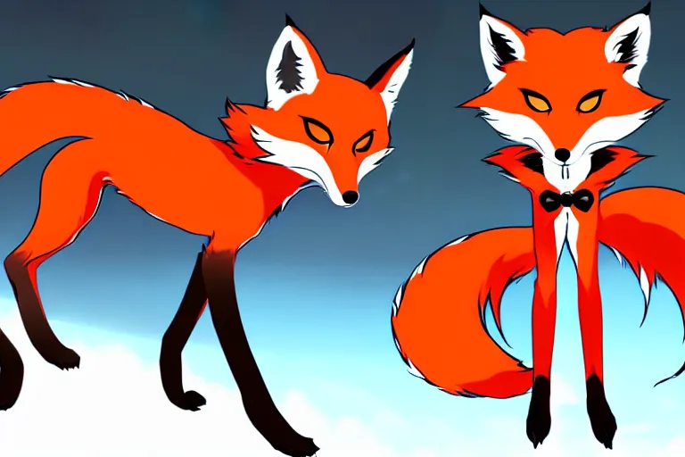 Image similar to a furry tan male fox on a persona 5 : royal ( by atlus ) video game splash screen, a furry male sandcolored tan fox fursona ( has hair ), persona 5 phantom thief style