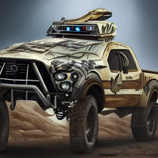 Image similar to velociraptor as a truck in the style of star wars, futuristic dramatic lighting, intricate photorealistic detail, many exotic high end features