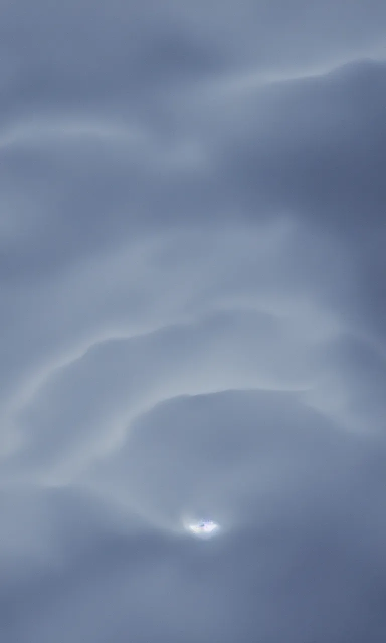 Prompt: aerogel iOS UI concept, sculpted out of subsurface-scattered aerogel, 140mm f/2.3 sunrise photograph of atmospheric weather trapped inside colloid refraction, roll cloud supercell flowing into a minimalist intake hole