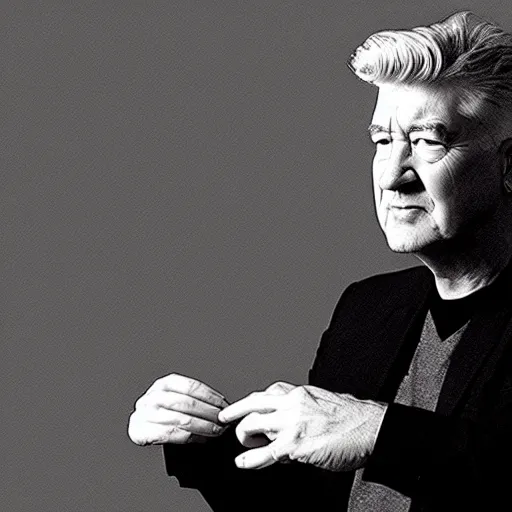 Prompt: david lynch in the avengers