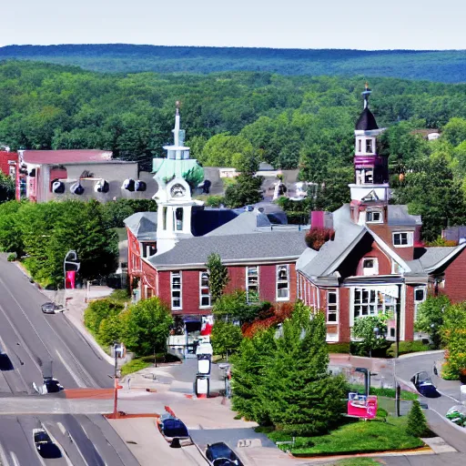 Prompt: massachusetts town