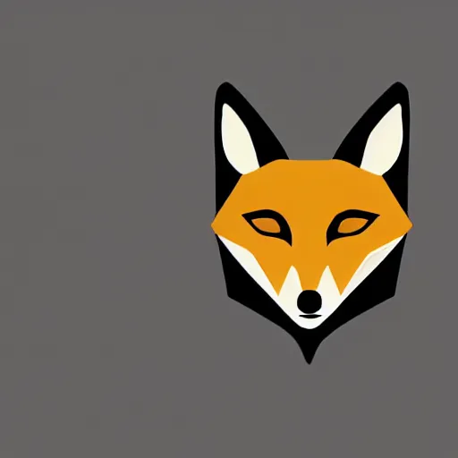 Image similar to an abstract logo depicting a fox