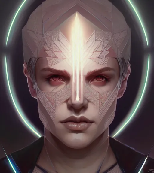 Image similar to symmetry ( anders from dragon age ) ultra detailed, intricate, dynamic lighting, digital art, anime, digital painting, art station, wlop, sharp focus, illustration, art by artgerm and greg rutkowski and alphonse mucha