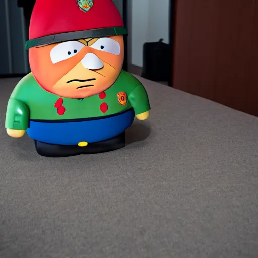 Prompt: Eric Cartman as a real life human XF IQ4, f/1.4, ISO 200, 1/160s, 8K, RAW, unedited, symmetrical balance, in-frame