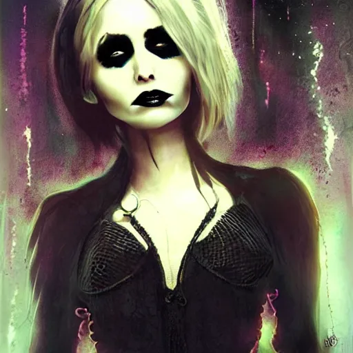 Prompt: disciples 2 style woman portrait dark gothic fantasy