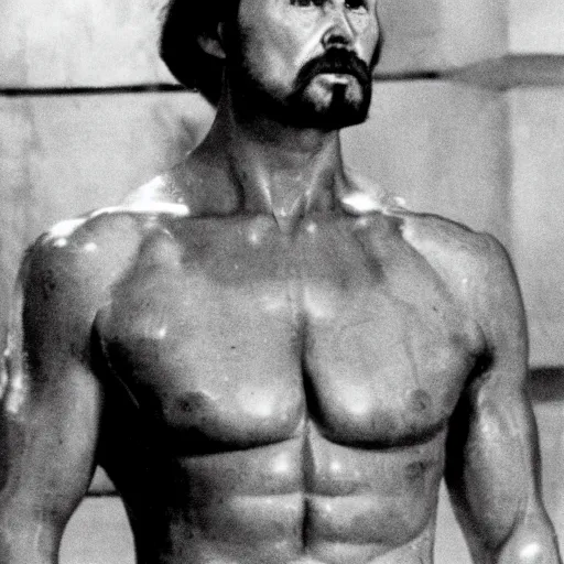 Prompt: Janusz Korwin-Mikke in a still from the movie Big Trouble in Little China (1986)