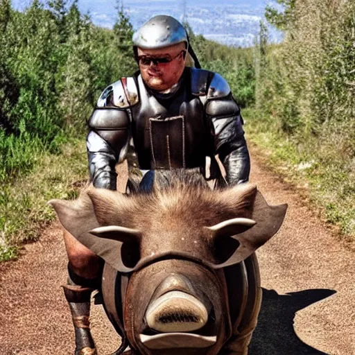 Image similar to real life hog rider