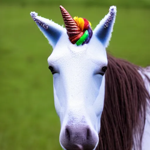 Image similar to clydedale horse unicorn