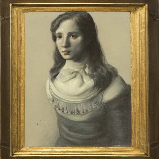 Prompt: portrait of young leosia