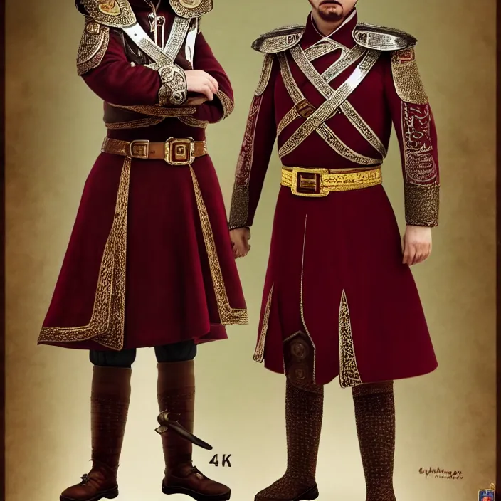 Image similar to full length photo of elon muskas an ottoman warrior, highly detailed, 4 k, hdr, smooth, sharp focus, high resolution, award - winning photo