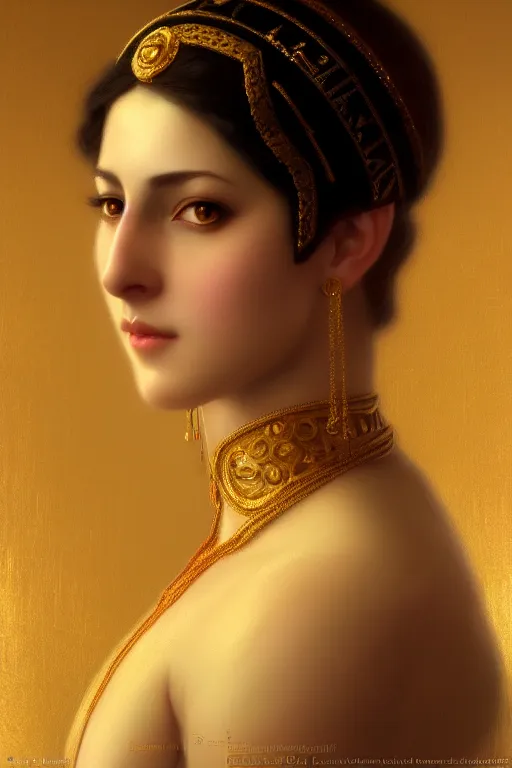 Prompt: a portrait of Mata Hari, illustration, soft lighting, soft details, painting oil on canvas by Edmund Blair Leighton and Charlie Bowater octane render trending on artstation d&d characters, 4k, 8k, HD