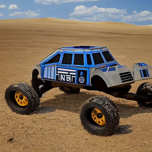 Image similar to Off road vehicle inspired by r2d2