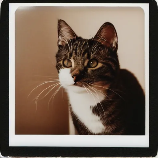 Image similar to polaroid of cats
