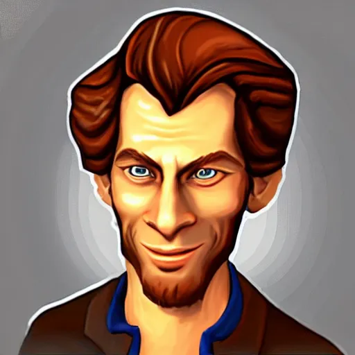 Prompt: linkedin portrait of Guybrush threepwood